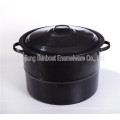 Sunboat 21qt Enamel Stock Pot Enamel Cooking Pot Enamel Steamer